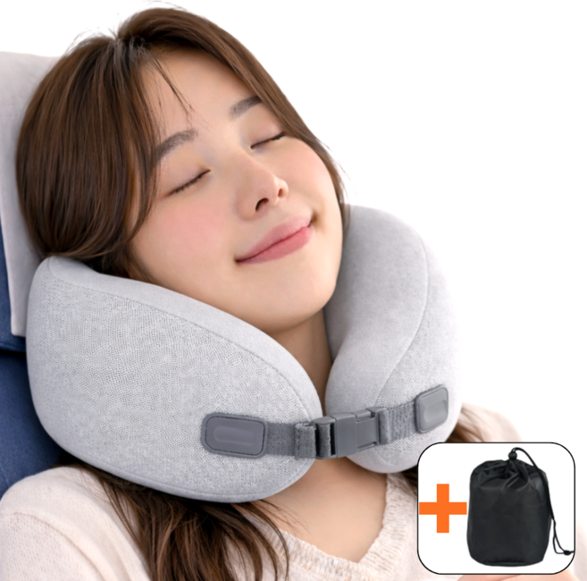 브리오즈 여행용 기내용 메모리폼 목베개 목쿠션