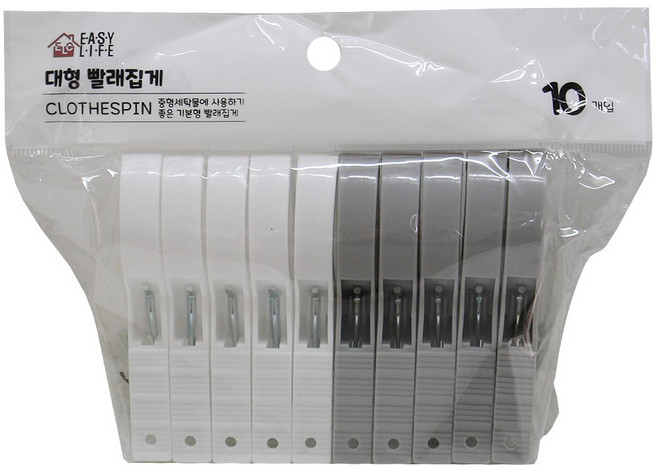 빨래집게 3종 (소형 중형 대형), 1개