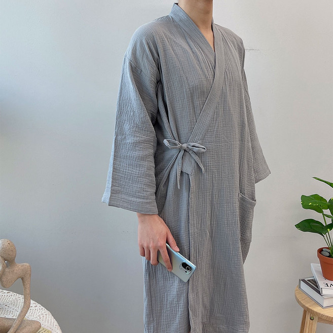 릴리앤로사 여름 커플 유카타 요루면 호텔 순면 나이트 수면 목욕 골프 가운 잠옷 신혼 파자마