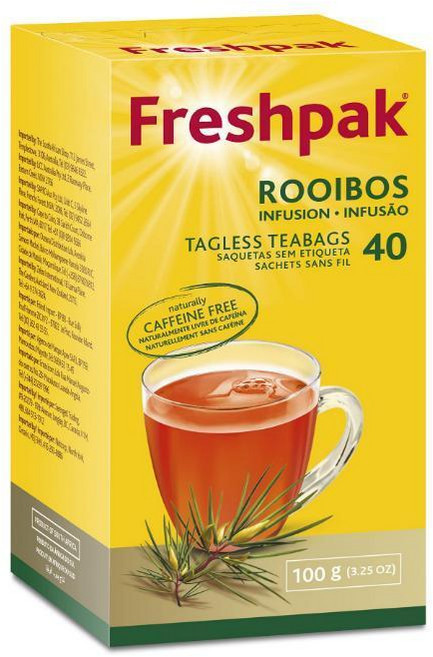 프레시팩 루이보스 티백 40개 천연 카페인 프리 남아프리카, 1개