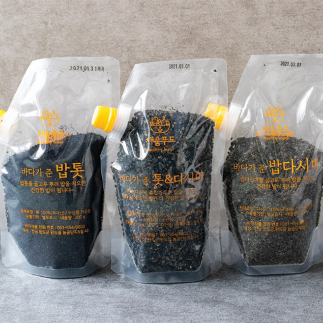 [바다채움] 밥톳, 톳&다시마300g-1, 1개