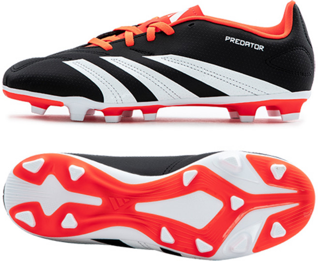 아디다스 주니어 아동축구화 프레데터 클럽 FxG 블랙 화이트