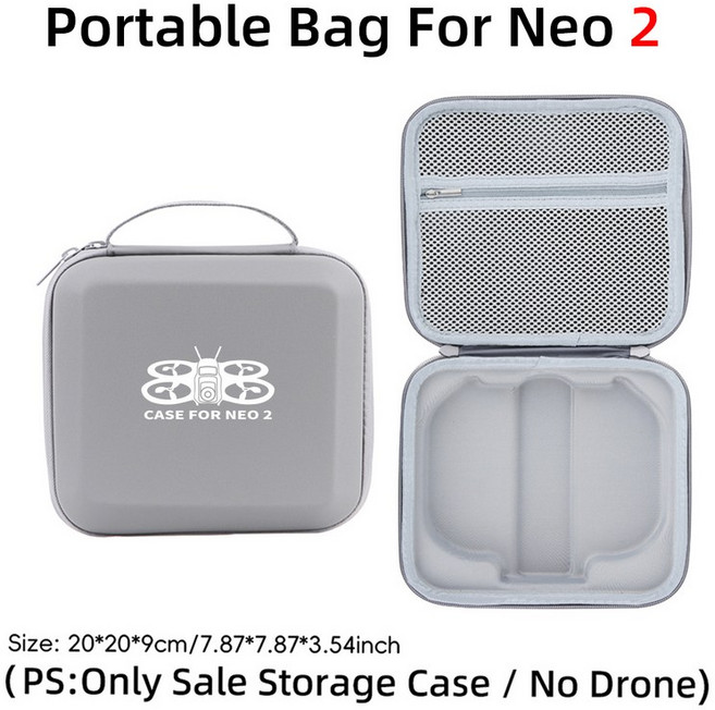드론 박스 가방 하드케이스 DJI Neo 2 액세서리용 하드 케이스 슈트케이스 방폭 운반 상자 충격 방지 커버, [10] 1PCPUBAGonly5