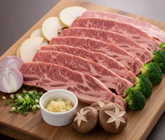 [초원한우마을] LA갈비 꽃갈비 지방손질 된 가정용 선물세트 선물세트용(3 kg이상) 미국산 초이스, 1개, 6kg