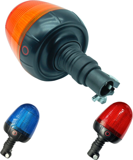 JG-1011 LED경광등 레드 블루 12V 24V 꼽는타입, 1개