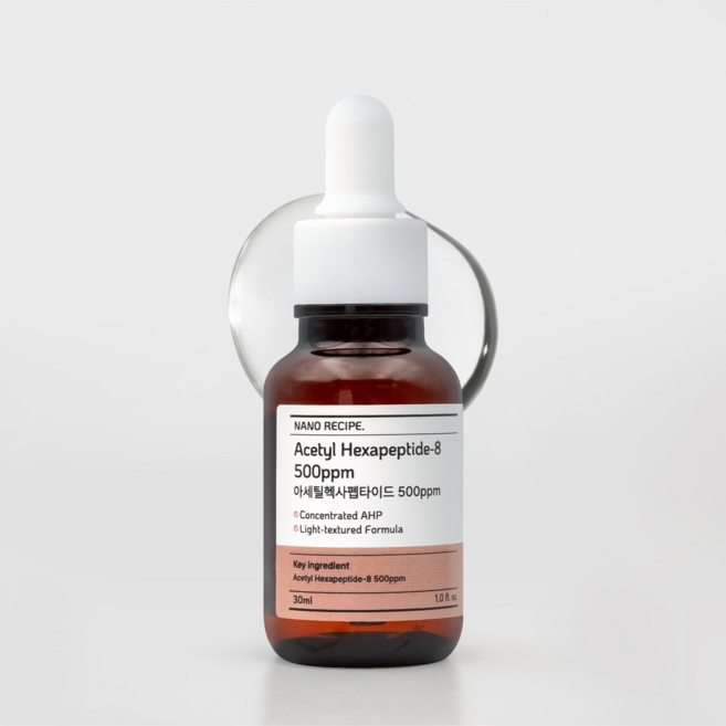 나노레시피 아세틸 헥사 펩타이드 500ppm, 30ml, 1개