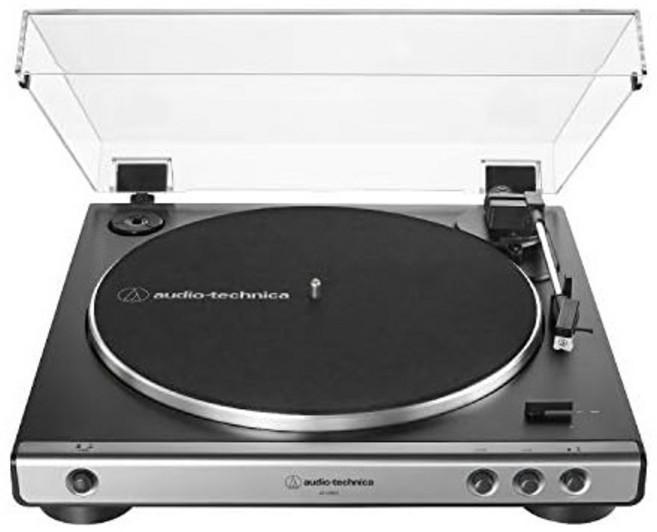 오디오테크니카 자동 벨트 드라이브 턴테이블, AT-LP60X(건메탈)