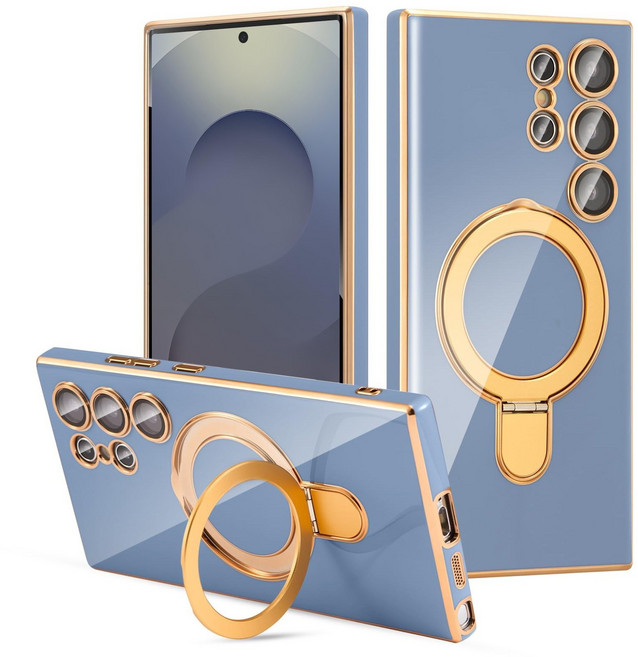 갤럭시 s25/s24 시리즈 맥세이프 카메라 보호 거치대 렌즈 완전보호 케이스 HY-LP02