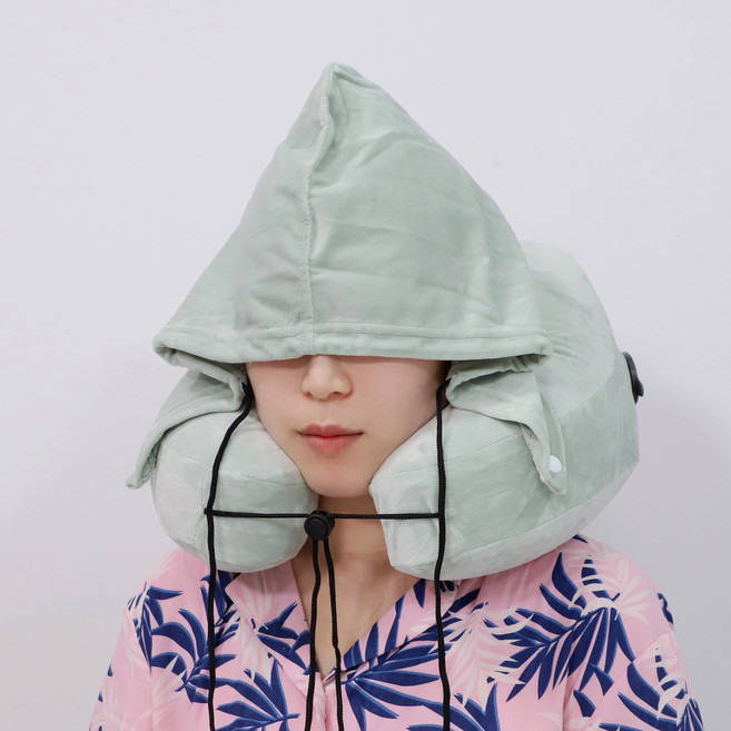 트래블라 H형 에어쿠션 여행용 출장용 목베개 목쿠션