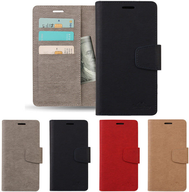 갤럭시 와이드7 카드 수납 보니따 가죽 다이이어리 지갑 케이스 / SM-M156S