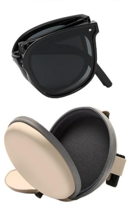 하임하이 남녀공용 가벼운 접이식 선글라스 자외선 완벽 차단