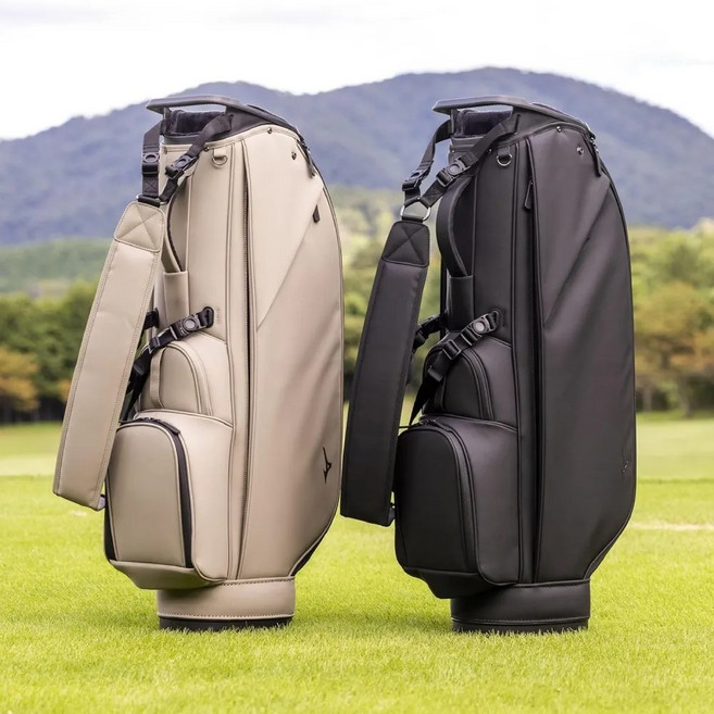 MIZUNO GOLF 高質感合成皮革高爾夫球袋 共兩色 5LGC-2522, 卡其