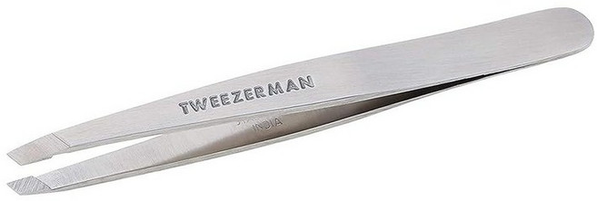 Tweezerman 사선 족집게 그래나이트 스카이, Classic Stainless Steel