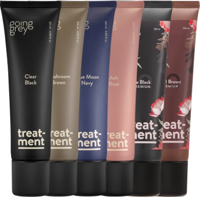 (고잉그레이) 트리트먼트 2개 SET, 아이스블랙, 클리어블랙 - 쿠팡