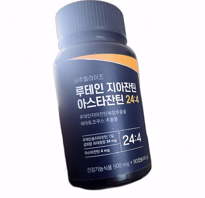 아스타잔틴 루테인 안구영양 지아잔틴 아이케어 빌베리 헤마토코쿠스 아스잔틴 식품 국내정발 90캡슐 1개, 1정