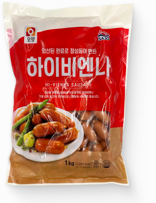[먹고사는이야기] 사조오양 비엔나 소시지 1kg 소세지 볶음, 11개