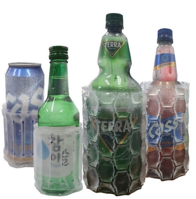 소주병 맥주 병 캔 쿨러 아이스 얼음팩 홀더 보냉기, 1개