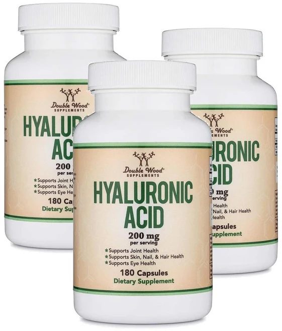 더블우드 히알루론산 200mg 캡슐 Double Wood Hyaluronic Acid, 180정, 3개 - 쿠팡
