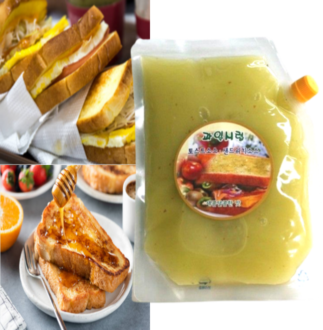 업소용 샌드위치소스 토스트 햄버거 달콤 소스 1kg, 1개