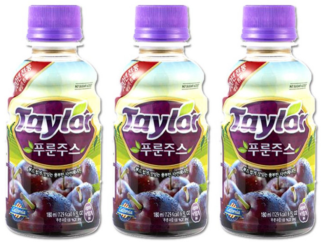 테일러 프룬쥬스, 180ml, 3개
