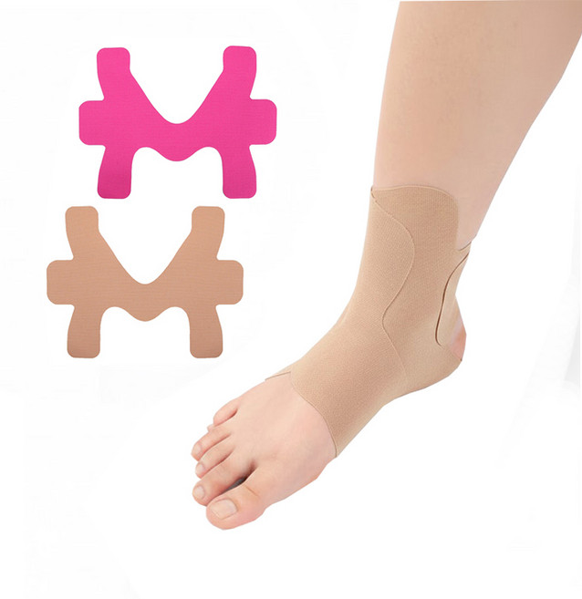 KFP 스포츠 발목보호 스트레칭 테이프 4p, skin, 1세트, 4개입