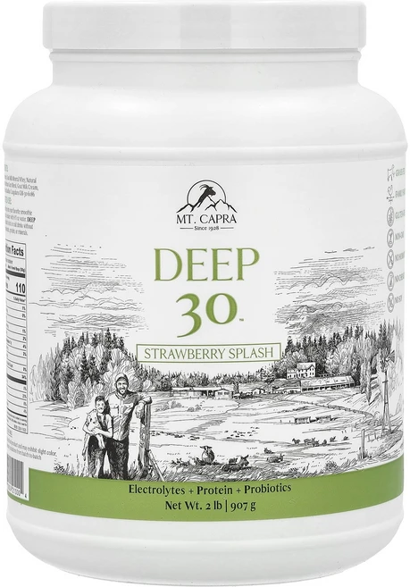 Mt. Capra Deep 30™ Strawberry Splash 2 lb 907 g, Mt. Capra, Deep 30™, Strawberr, 1, 907g - 쿠팡