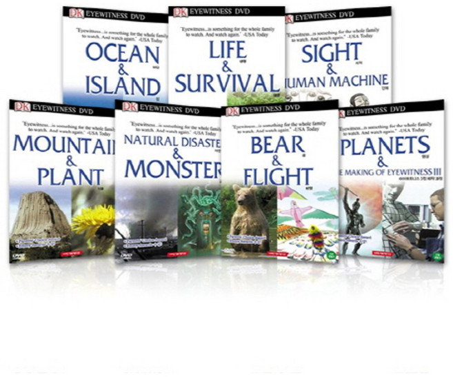 비주얼 박물관 시리즈 3집 7종세트 DK Eyewitness (DVD), 스크린에듀케이션