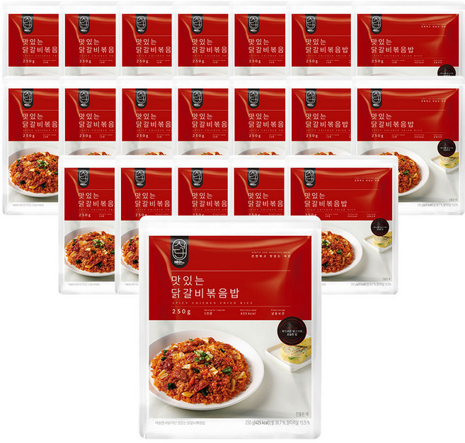 허닭식단 맛있는 닭갈비볶음밥 250g, 20개