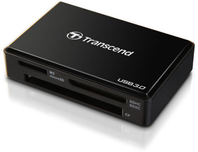 트랜센드 RDF8K2 USB3.1 멀티리더기 카드리더기, 블랙, 선택하세요, 1개