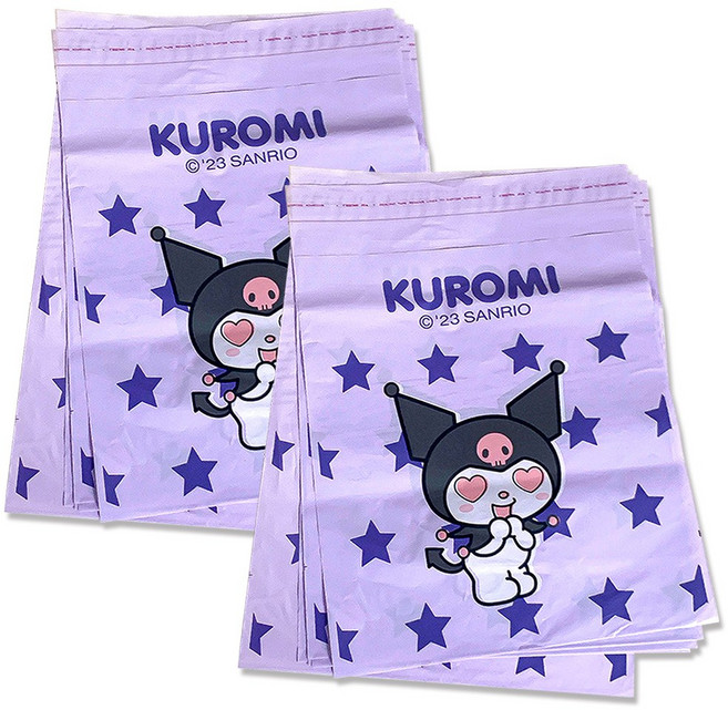 레더스 산리오 차량용 쓰레기봉투, 60개, 쿠로미 S85H02