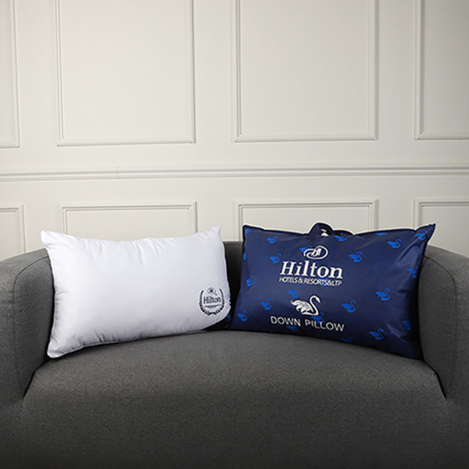 힐튼 5성급 프리미엄 호텔 배개 1+1 럭셔리 수면배개, 화이트, 1개