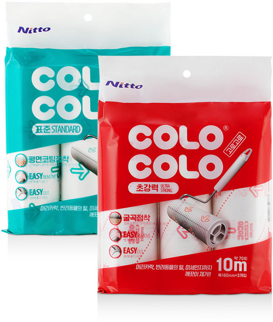 [라이펀] 고로고로 테이프크리너 리필세트(표준3롤+강력3롤), 1개