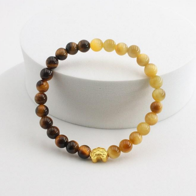 루미모아 천연원석 호안석 물고기 팔찌 6mm 8mm