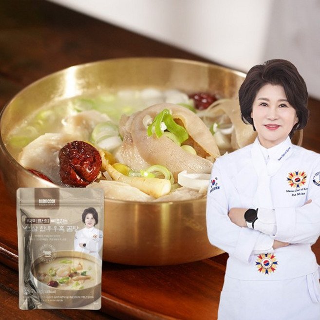 박미란의 뼈없는 인삼 한우 우족 곰탕, 3개, 700g
