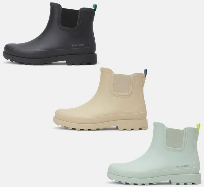 (국내매장정품) 코오롱스포츠 남녀 레인부츠 스토미 3종 택1 268803