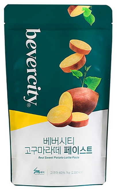 세미 고구마 라떼 페이스트, 1kg, 10개, 1개입