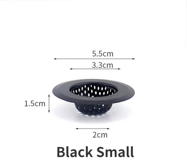 스테인레스 스틸 싱크 필터 메쉬 샤워 바닥 드레인 헤어 캐처 주방 욕실 액세서리에 대한 음식 슬래그, 06 B S