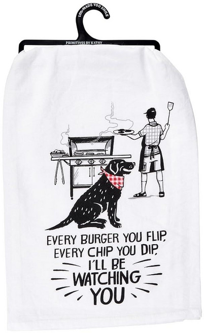 109365 Primitives by Kathy Every Burger 키친 타월, 109365 Primitives by Kathy Eve
