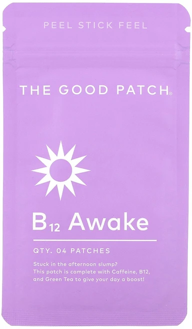 The Good Patch B12 어웨이크 4 패치 Patch (더 굿 패치), The Good Patch, B12 어웨이크, 4 패치, 1개 - 쿠팡