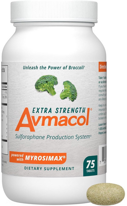 Avmacol Extra Strength Sulforaphane 설포라판 75정, 1개, 75