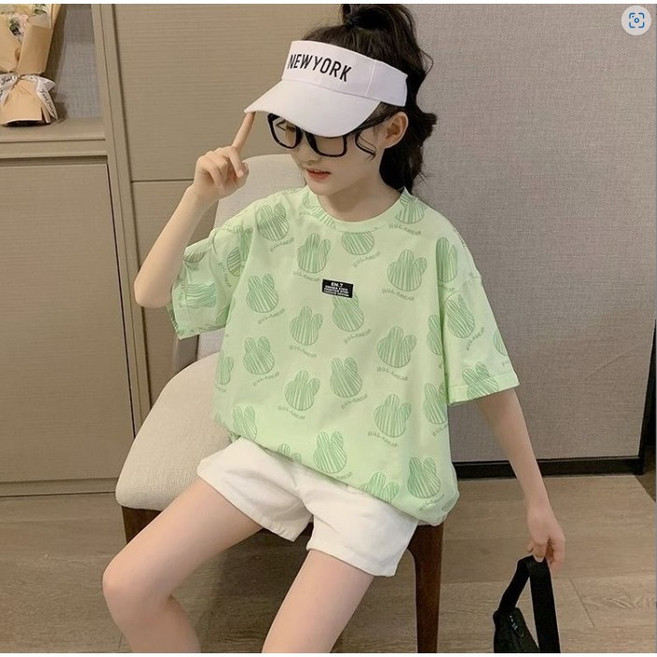 아이짱 여아 남아 아동복 반팔 파스텔 라운드 티셔츠 140~170