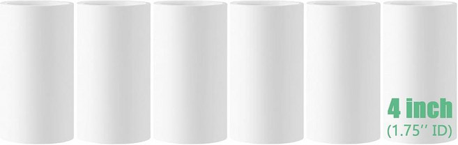 10.2cm(4인치) 린트 롤러 리필 스카치 브라이트 교체용 반려동물 털용 엑스트라 스티키 에브리데이 클린 리무버 리필 6팩 롤당 60장 총 360장