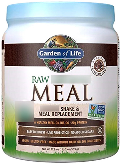 가든오브라이프 로우 밀 셰이크 & 밀 리플레이스먼트 비건, 1개, 509g