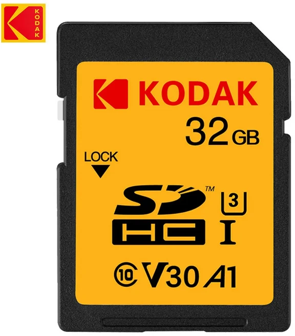 KODAK SD 카드 고속 클래스 10 64GB 256GB 512GB carte sd 메모리 SDXC V30 4K HD Ca 용 풀 사이즈