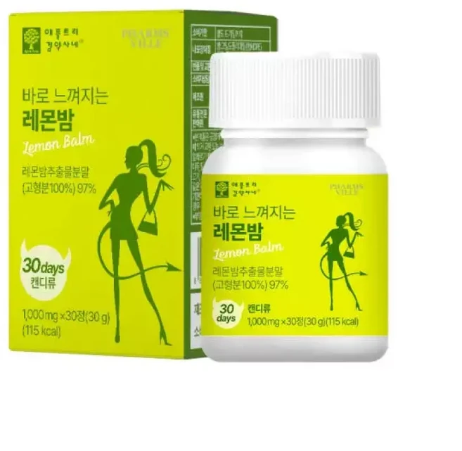 레몬밤 추출물 체지방 건강 관리 30정, 1개