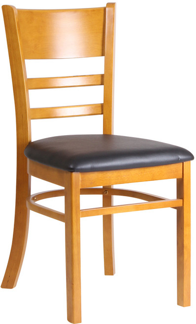 캐빈 원목 의자 2P, 엔틱_블랙, 2개