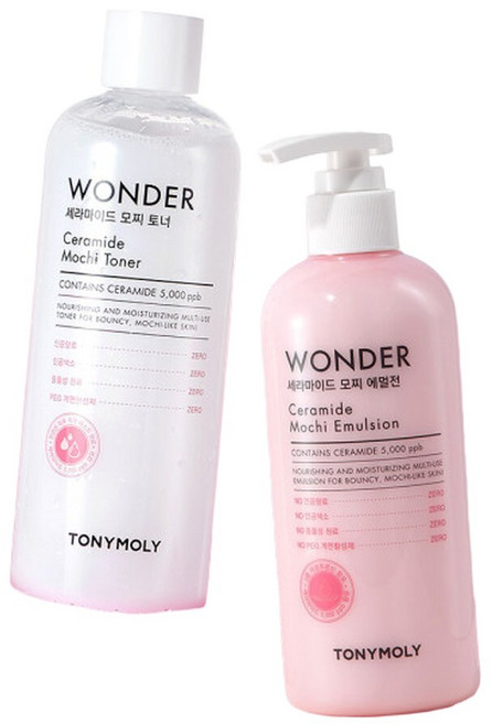 원더 세라마이드 모찌 토너 500ml+에멀전 300ml, 1개, 500ml