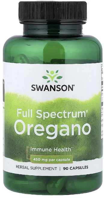 스완슨 오레가노 Oregano 450mg 캡슐 90정, 1개 - 쿠팡