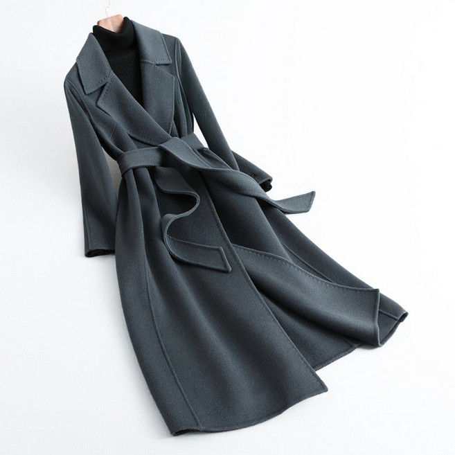 여성 겨울 코트 롱 오버핏 아우터 캐시미어 간절기