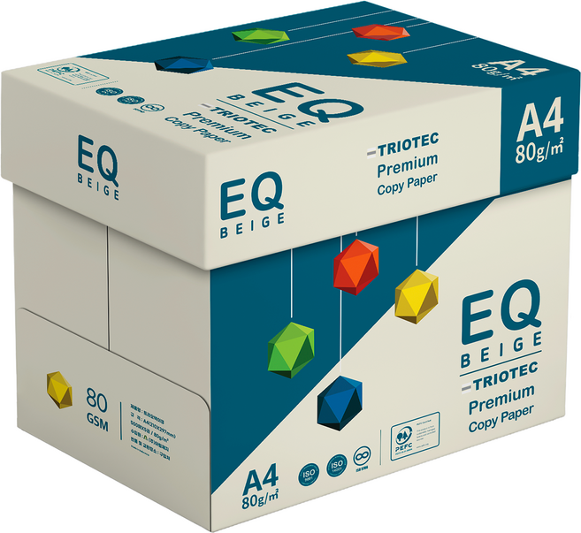 이큐베이지 EQ Beige 80g A4 용지 미색 에이포, 2500개